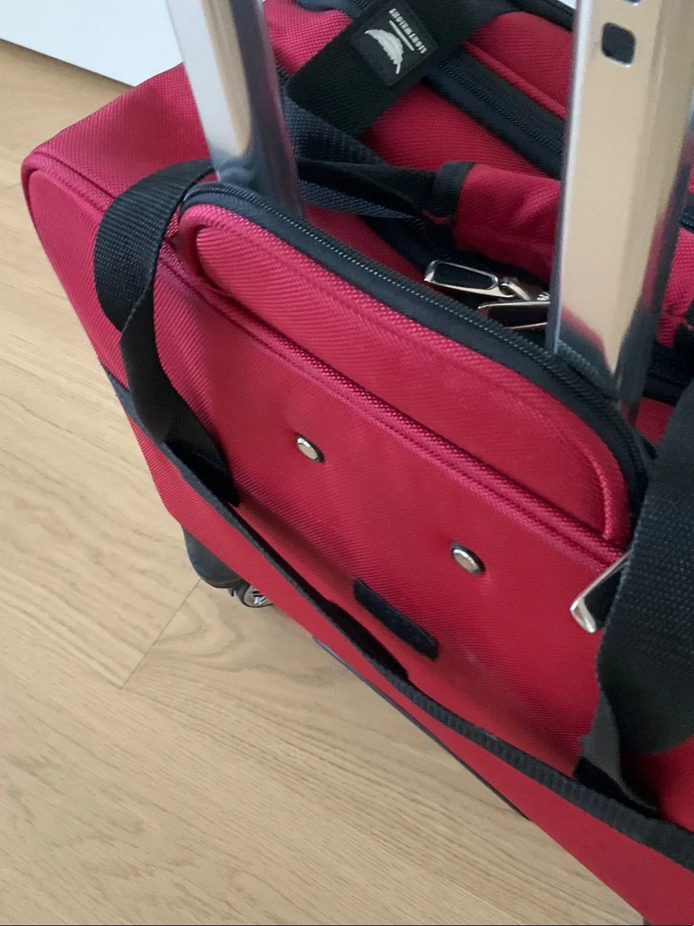 Delsey Red Carry-On 4 wheels Spinner